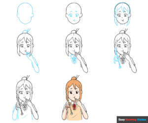 How to Draw an Anime Girl Eating Featured Image