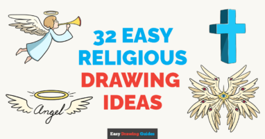 32 Easy Religious Drawing Tutorials for Kids and Beginners