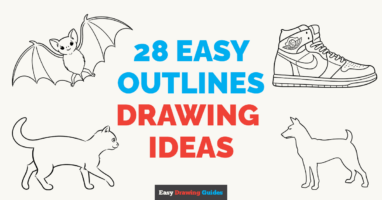 How to Draw Outlines: 28 Easy Step by Step Drawing Tutorials