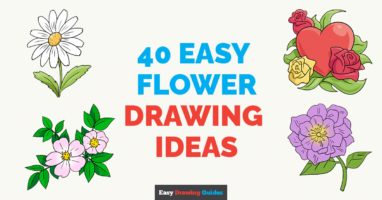 40 Easy Flower Drawing Tutorials