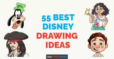 55 Easy Disney Drawing Tutorials: Draw Disney Princesses and Characters