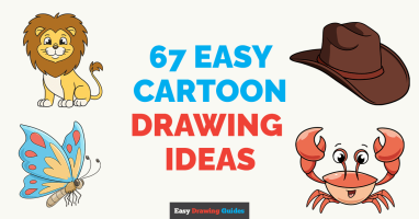 67 Easy Cartoon Drawing Step-by-Step Tutorials