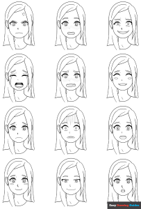 Anime and Mange Facial Expressions Featured Image