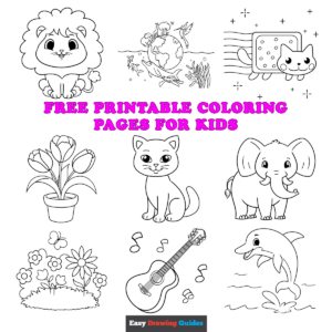 Free Printable Coloring Pages for Kids - featured image