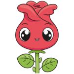 Cute Rose step-by-step drawing tutorial: step 10