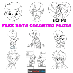 Free printable boys coloring sheets - featured image