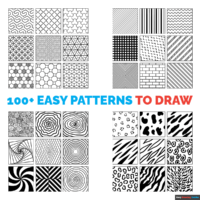 108 Easy, Cool Patterns to Draw for Beginners