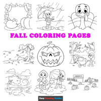 Free Fall Coloring Pages for Kids - 35 Printable Sheets