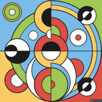 Easy Robert Delaunay Art Project for Kids