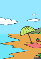 How to Draw a Beach
