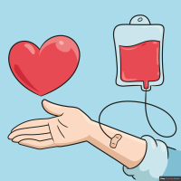 How to Draw a Blood Donor Day Poster