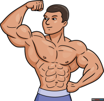 How to Draw a Bodybuilder