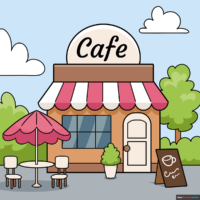 How to Draw a Cafe