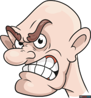 How to Draw a Cartoon Angry Face