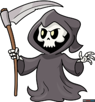 How to Draw a Cartoon Death