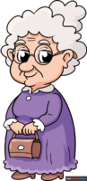 How to Draw a Cartoon Grandma