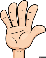 How to Draw a Cartoon Hand