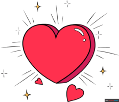 How to Draw a Cartoon Heart