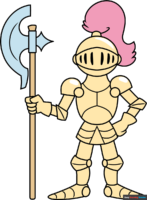 How to Draw a Cartoon Knight