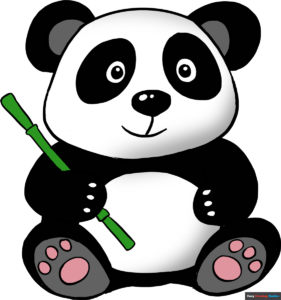 How to Draw a Cartoon Panda Featured image