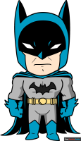 How to Draw a Chibi Batman