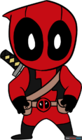 How to Draw a Chibi Deadpool