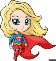 How to Draw a Chibi Supergirl