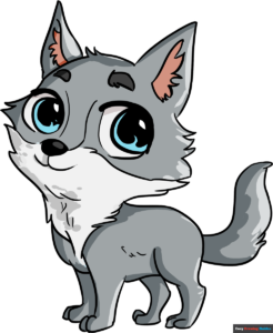 How to Draw a Chibi Wolf Featured Image