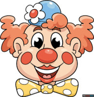 How to Draw a Clown Face