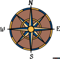 How to Draw a Compass Rose