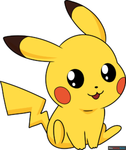 How to Draw a Cute Chibi Poikachu Pokemon Featured Image