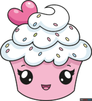 How to Draw a Cute Cupcake