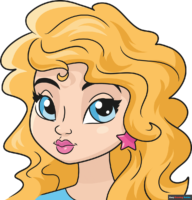 How to Draw a Cute Girl Face