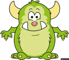How to Draw a Cute Monster
