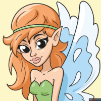 How to Draw a Fairy Face