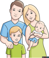 How to Draw a Family