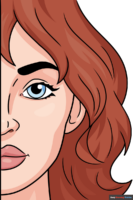 How to Draw a Half Face