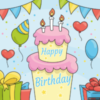 How to Draw a Happy Birthday Card