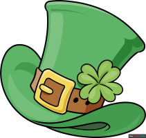 How to Draw a Leprechaun Hat