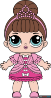 How to Draw a LOL Surprise Doll