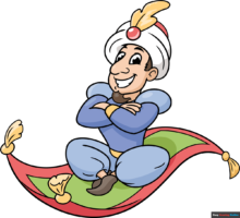 How to Draw a Magic Carpet Ride