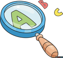 How to Draw a Magnifying Glass