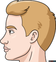 How to Draw a Male Face from the Side Profile
