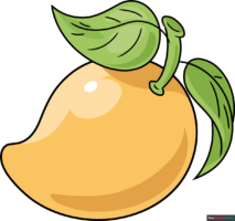 How to Draw a Mango