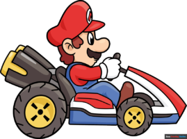 How to Draw a Mario Kart