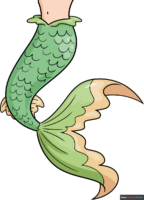 How to Draw a Mermaid Tail