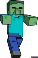 How to Draw a Minecraft Zombie
