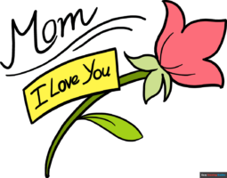 How to Draw a Mother&rsquo;s Day Flower
