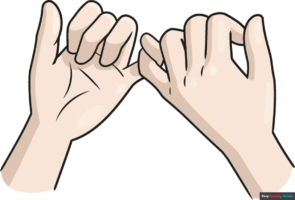 How to Draw a Pinky Promise