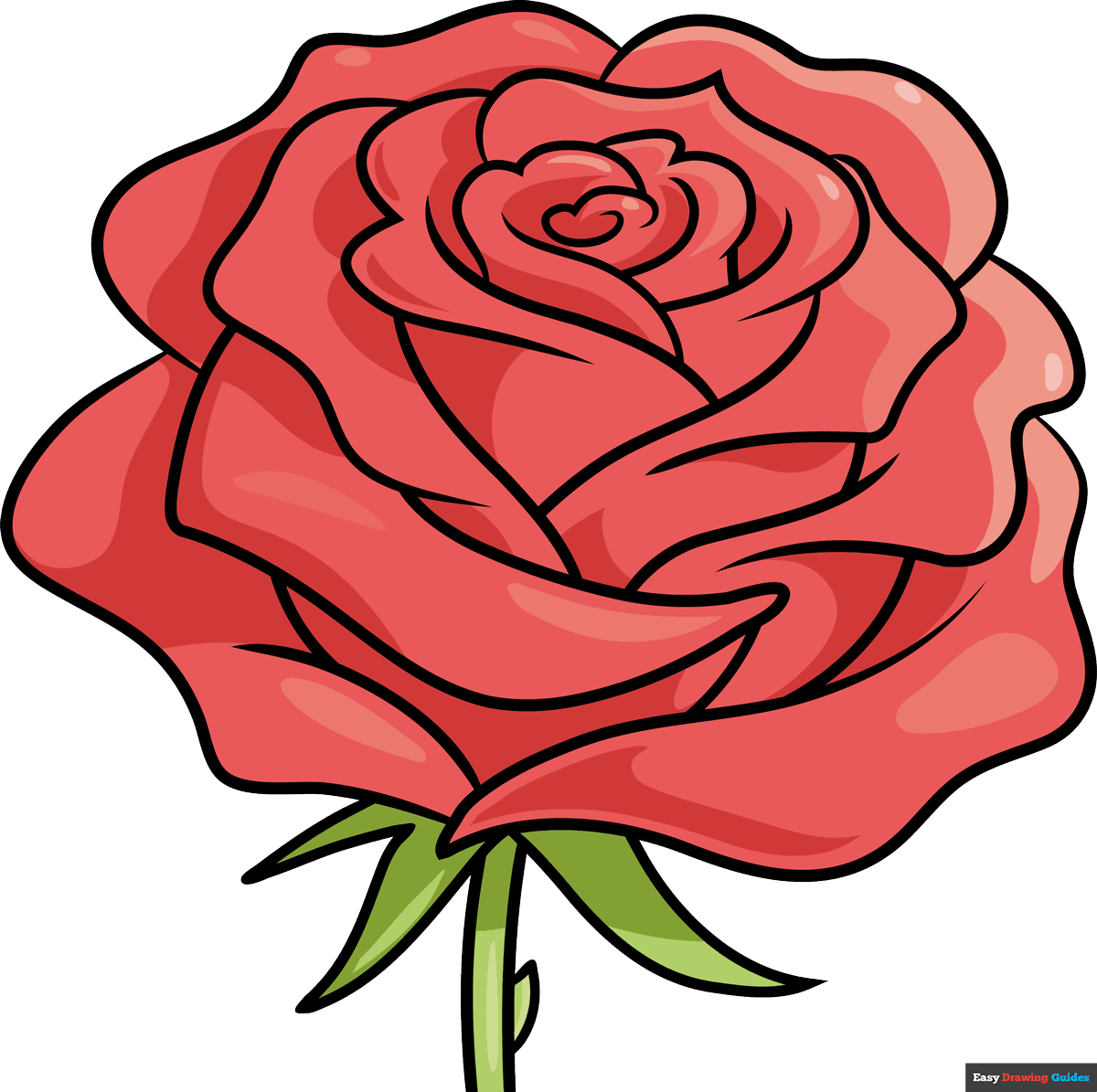 How to Draw a Realistic Rose Flower Featured Image